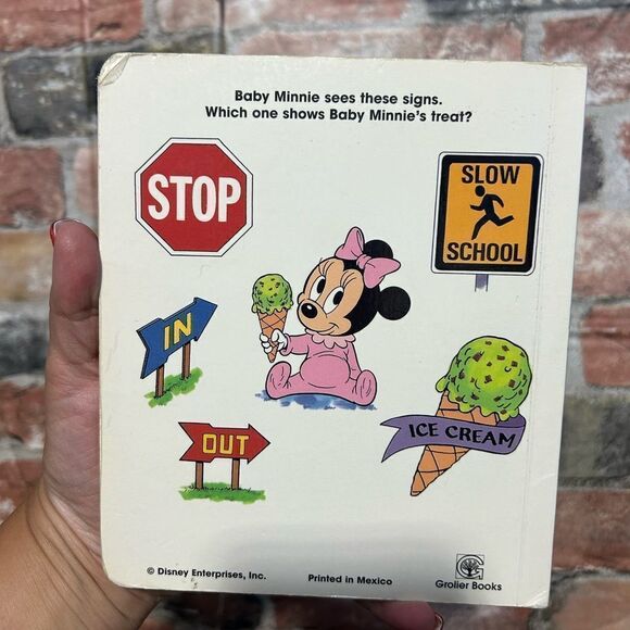 5 for $25🔥VTG Disney Babies Baby Minnie's Treat- Board Book - Picture 2 of 3